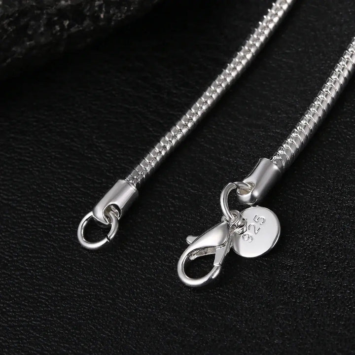 Aliams | 925 3Mm Sterling Silber Schlangen Kette