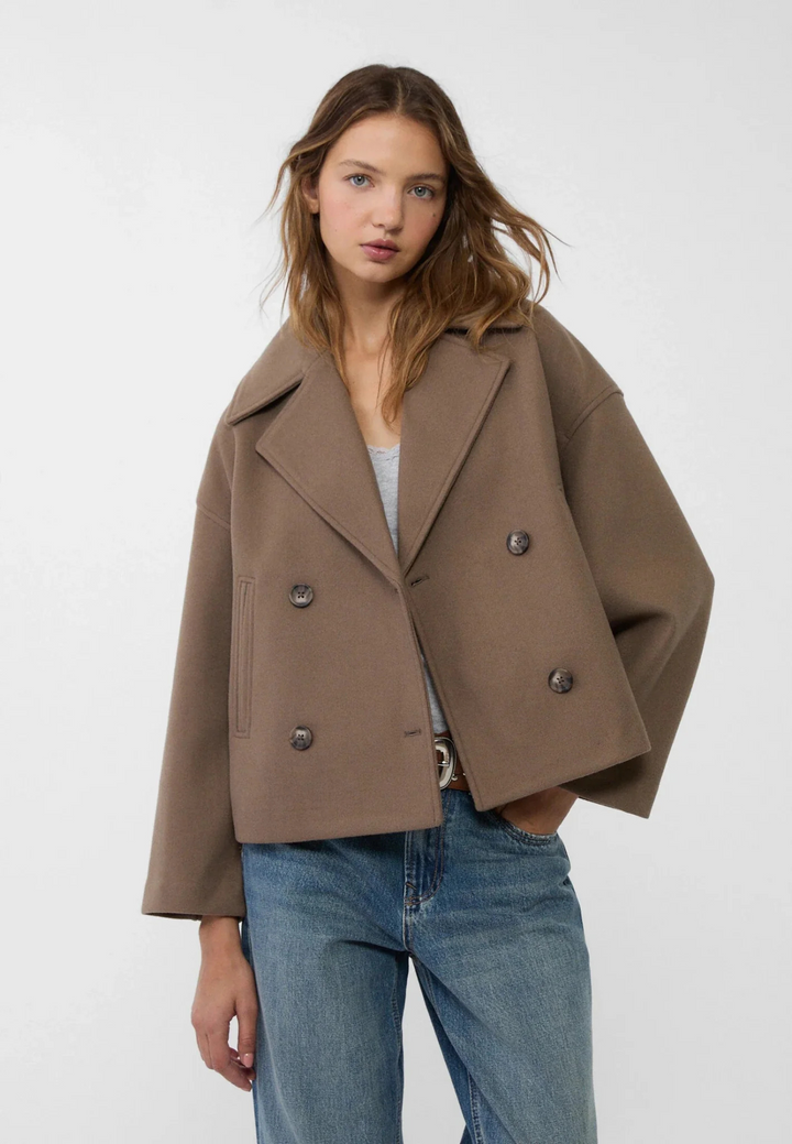 Aliams | Stylischer Kurze Mantel für Damen Stylisch