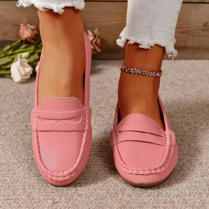 Aliams | Gommino Flat Crossed Soft Sole Women