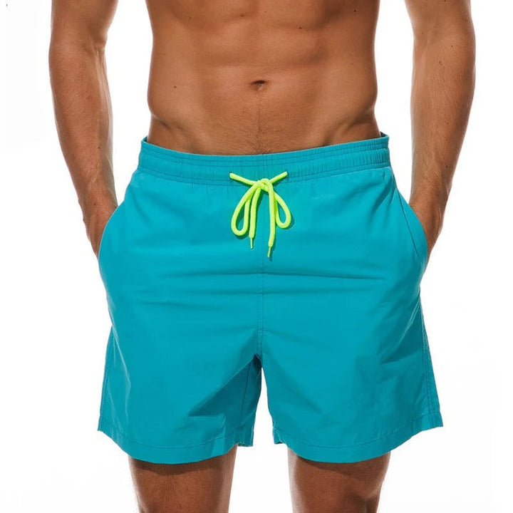 Aliams | Bade Bellevo Aron für Herren, Strandstil, Einfarbige Farben