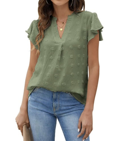 Aliams | Bluse mit Patchwork und Rüschen
