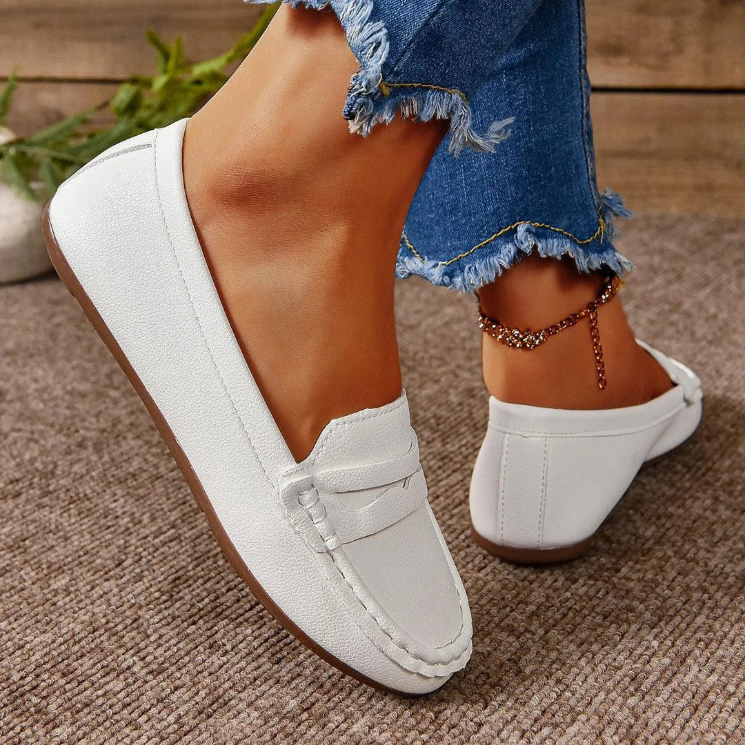 Aliams | Gommino Flat Crossed Soft Sole Women