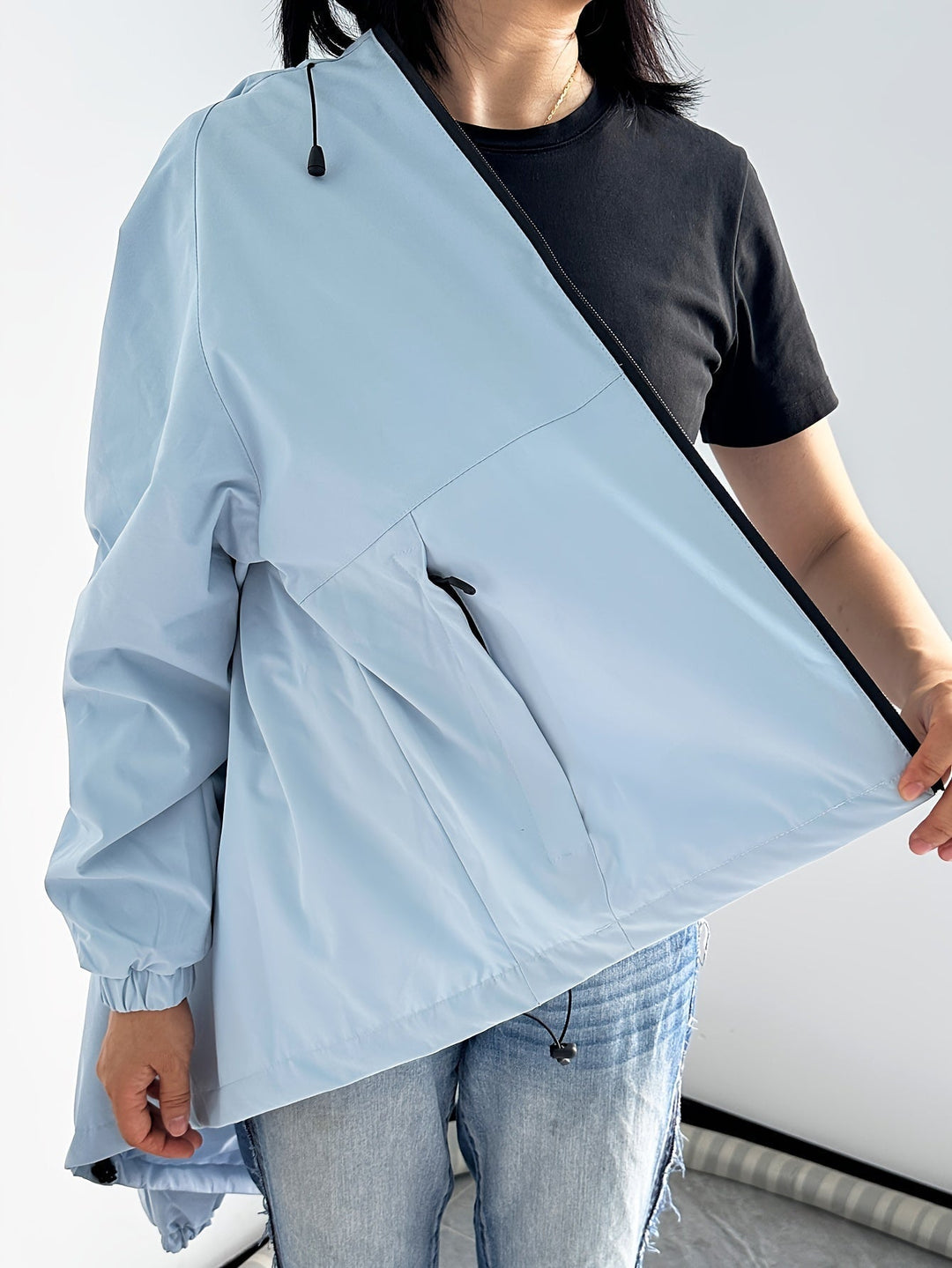 Aliams | Moderne Wasser Und Winddichte Regenjacke Für Damen