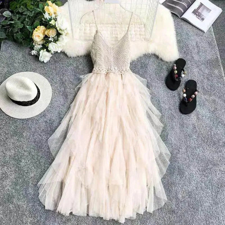 Aliams | Kleid aus Netzschlaufe