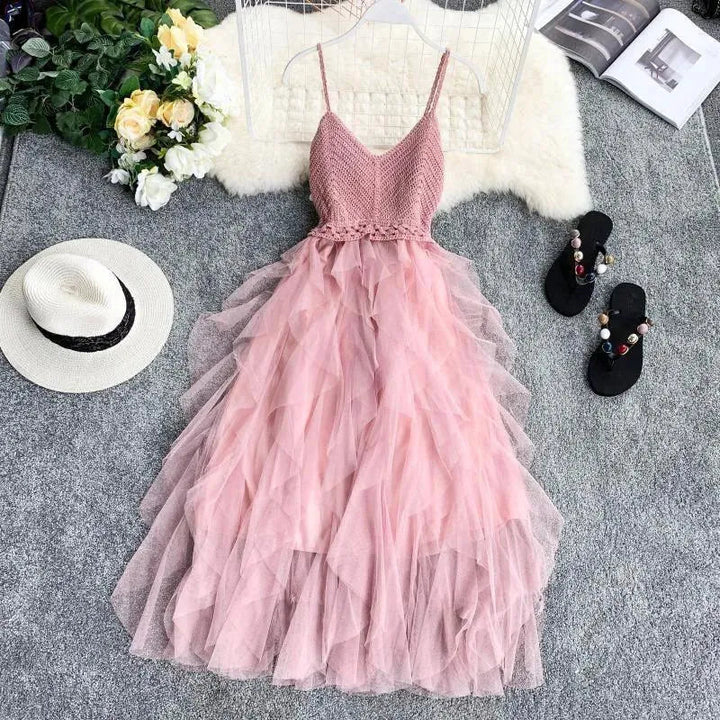 Aliams | Kleid aus Netzschlaufe