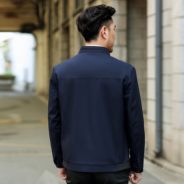 Herren Casual Slim Fit Jacke mit atmungsaktiver Futter Aliams