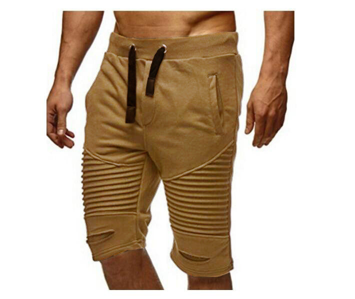 Herren Sportliche Shorts mit modernen Streifen-Design und elastischem Bund Aliams