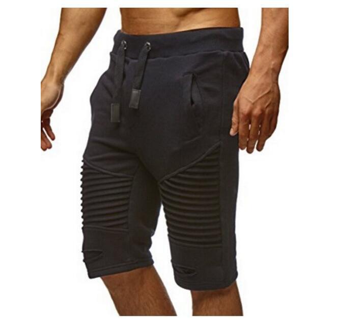 Herren Sportliche Shorts mit modernen Streifen-Design und elastischem Bund Aliams