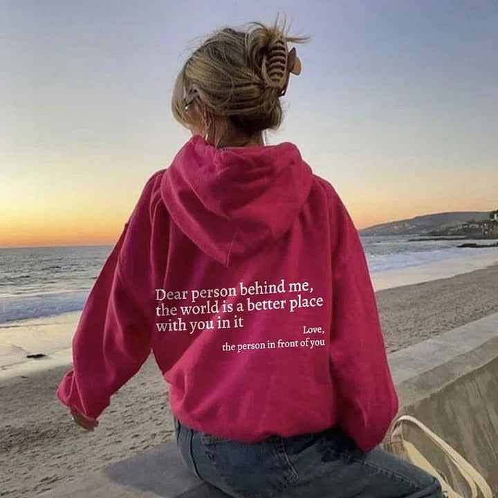 Aliams | "Dear Person Behind Me" Hoodie