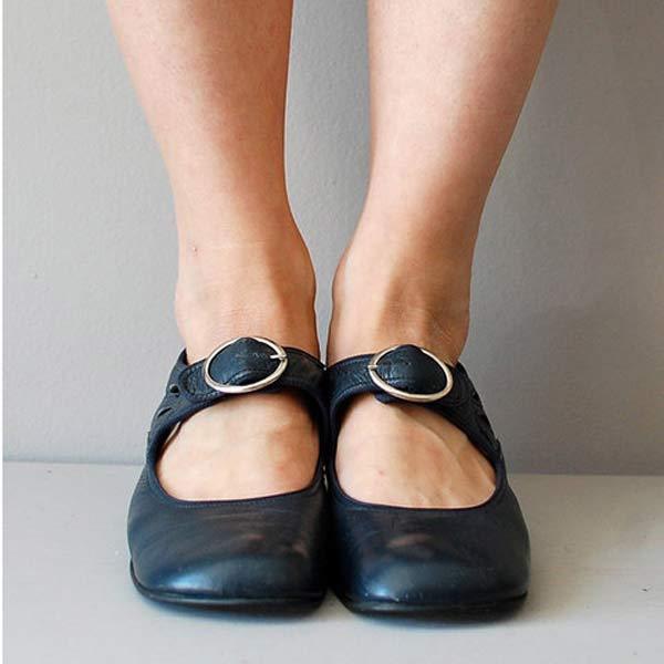 Aliams | Beatrice Keil Leder Orthopädische Schnallensandalen