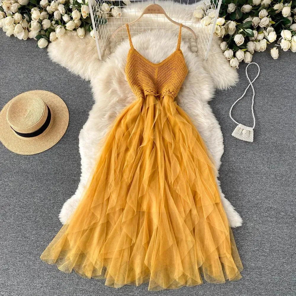 Aliams | Kleid aus Netzschlaufe
