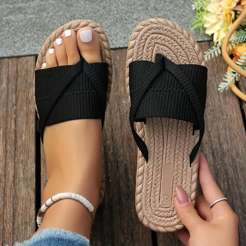 Aliams | Damen Sommer Rutschen Sandalen