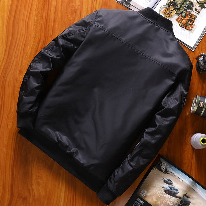 Herren stylische Bomberjacke mit reflektierenden Details Aliams