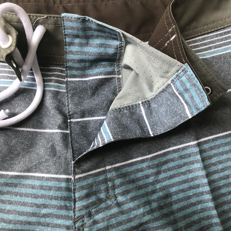 Herren Badeshorts mit innovativem Wasserabweisendem Material und verstellbarem Bund Aliams