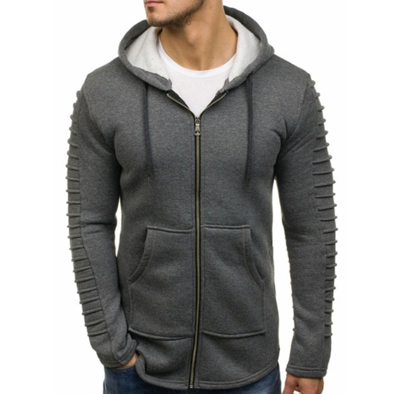 Herren Zip-Hoodie mit innovativem Design Aliams