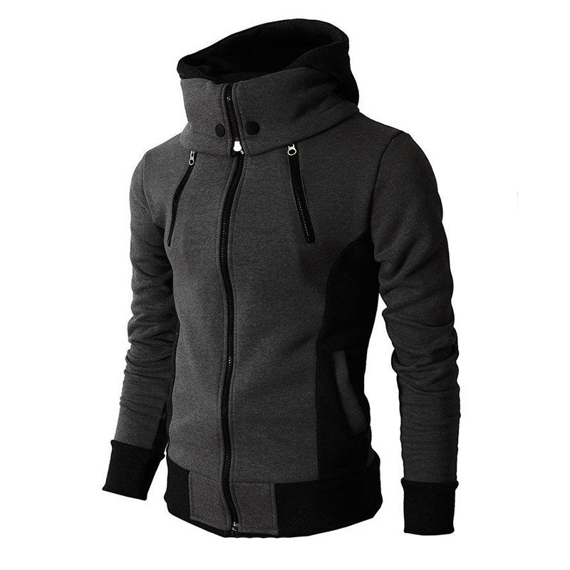 Herren Sportjacke mit abnehmbarer Kapuze und praktischen Taschen Aliams