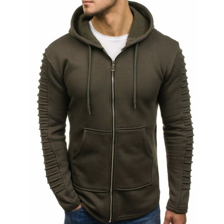 Herren Zip-Hoodie mit innovativem Design Aliams
