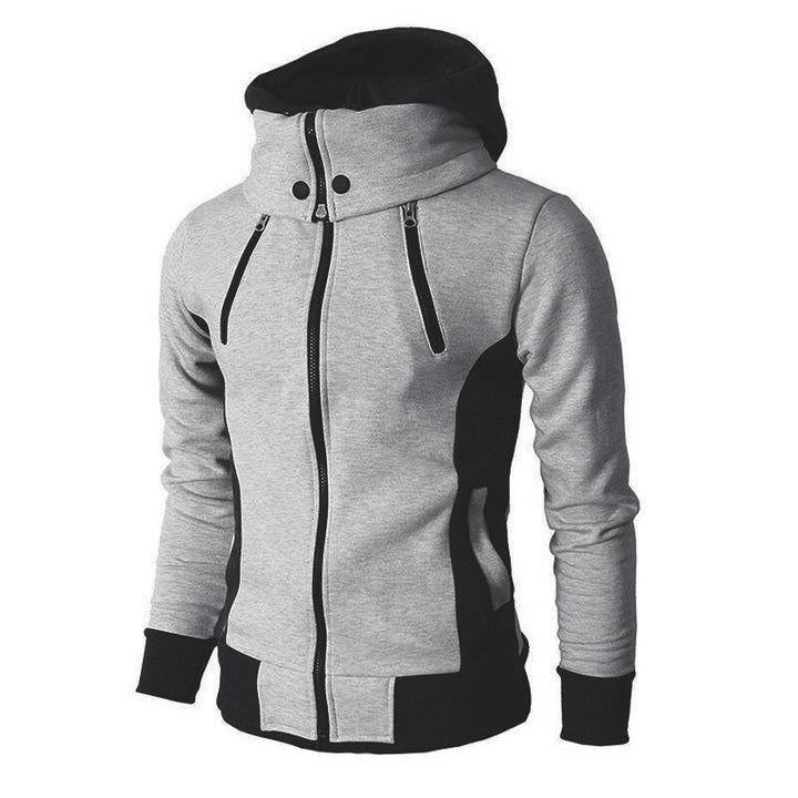 Herren Sportjacke mit abnehmbarer Kapuze und praktischen Taschen Aliams