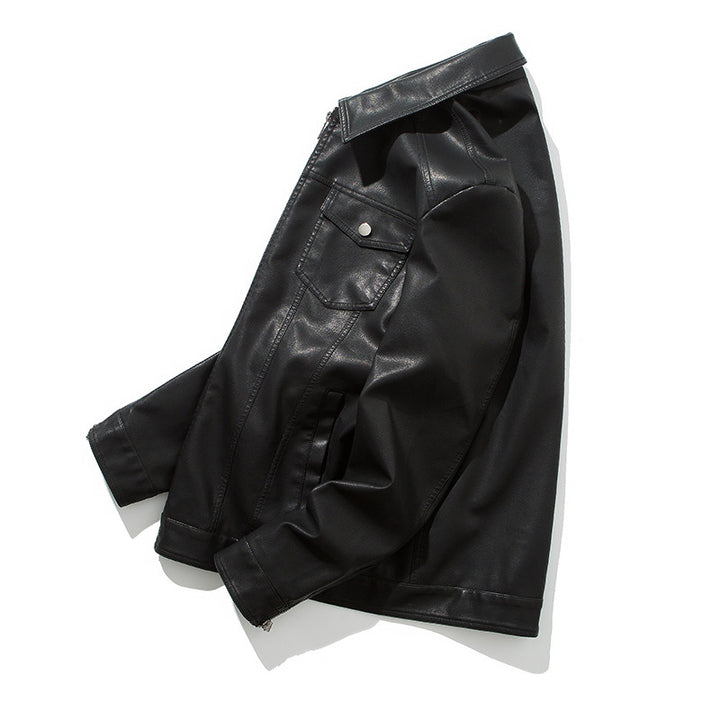 Herren Kunstlederjacke Aliams