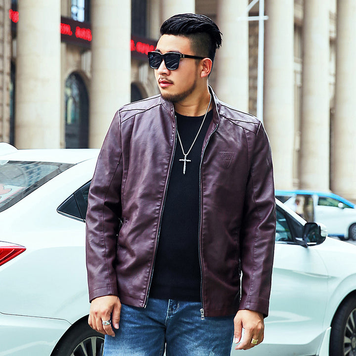 Herren Kunstlederjacke Aliams