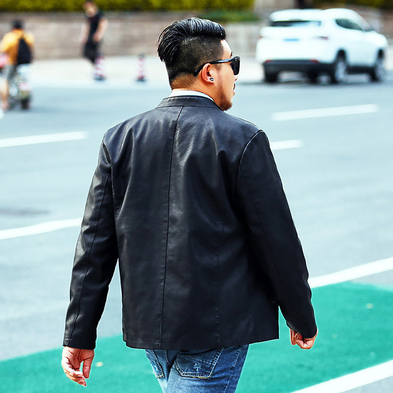 Herren Kunstlederjacke Aliams