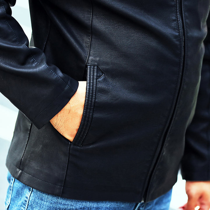 Herren Kunstlederjacke Aliams