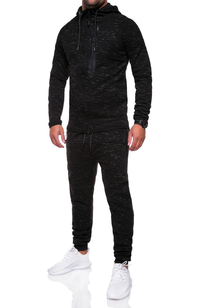 Herren Sportlicher Trainingsanzug mit atmungsaktiven Einsätzen und modernem Reißverschluss Aliams