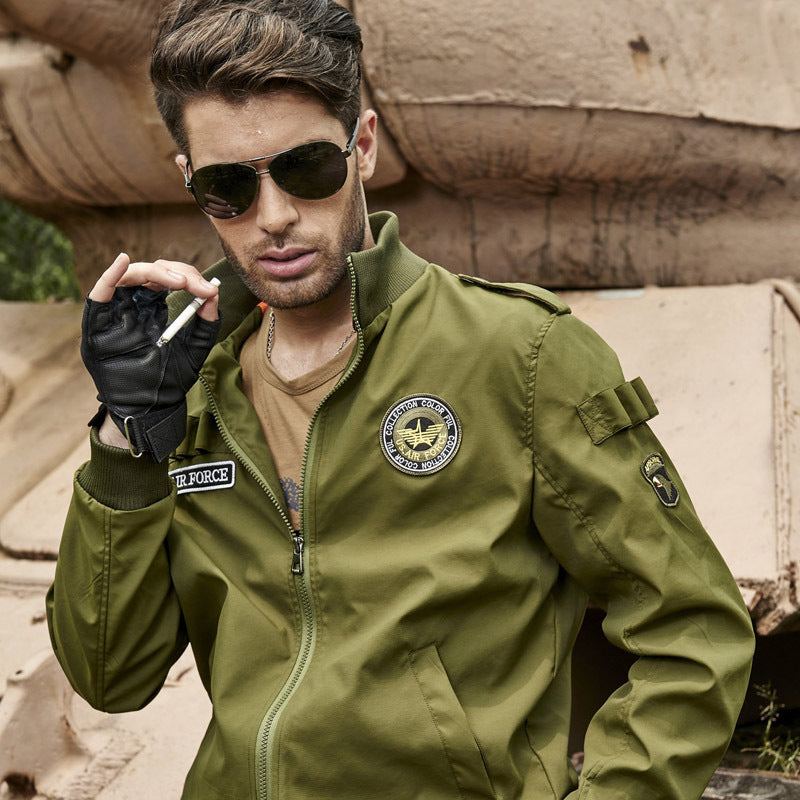 Herren Fliegerjacke mit Teddyfutter Aliams