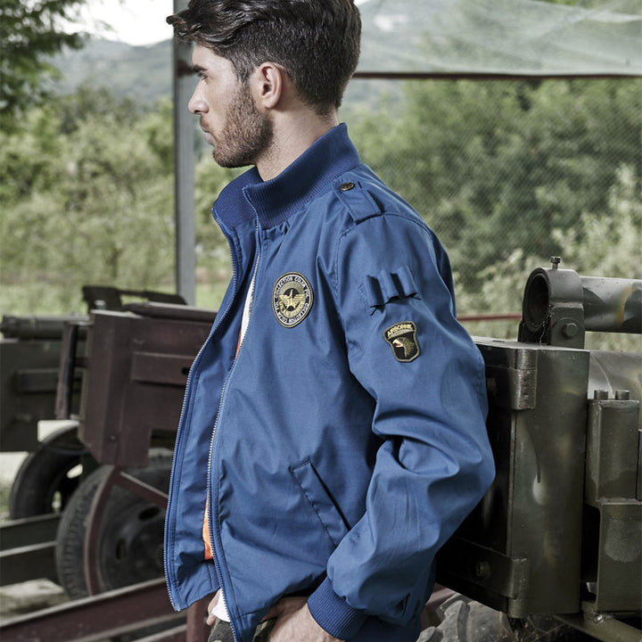 Herren Fliegerjacke mit Teddyfutter Aliams