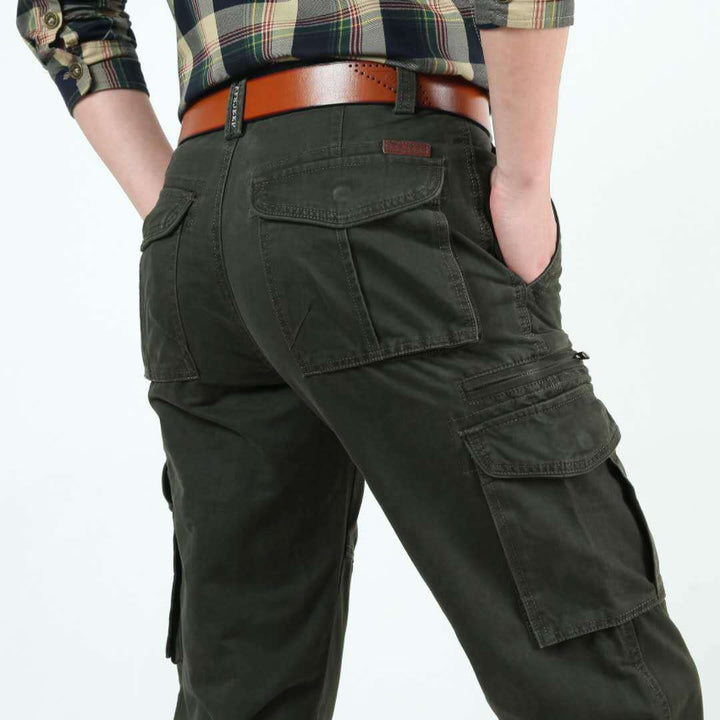 Herren praktische Cargo-Hose mit multifunktionalen Taschen Aliams