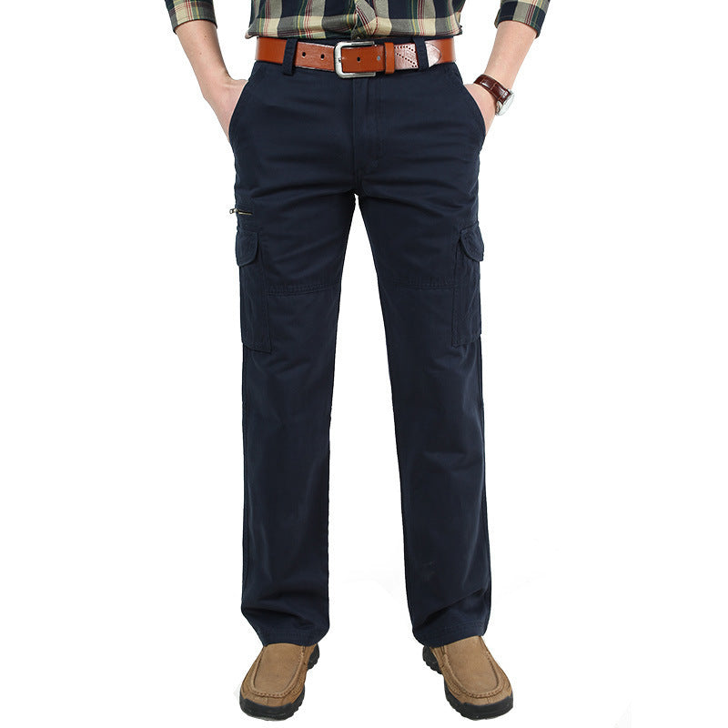 Herren praktische Cargo-Hose mit multifunktionalen Taschen Aliams