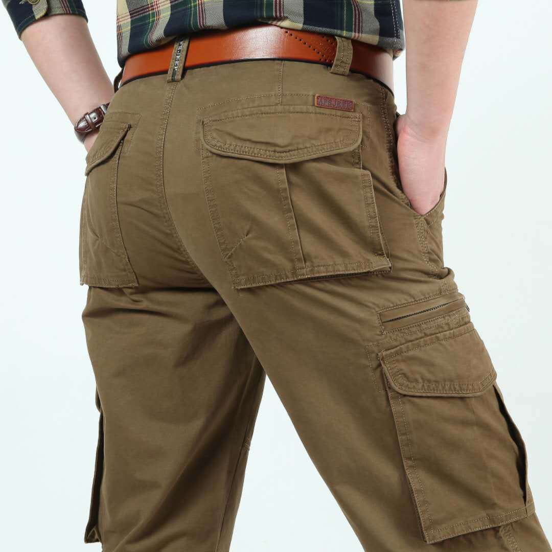 Herren praktische Cargo-Hose mit multifunktionalen Taschen Aliams
