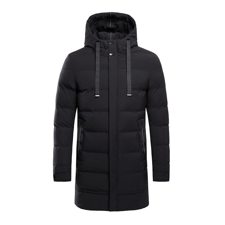 Herren isolierte Outdoor-Jacke mit verstellbarer Kapuze und funktionalen Taschen Aliams