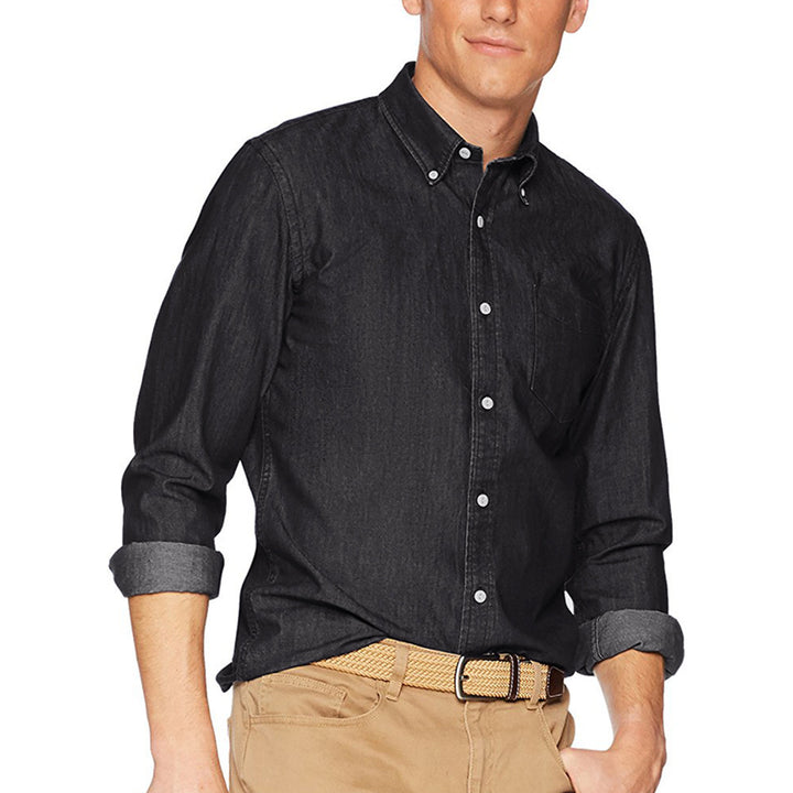 Herren Casual Jeanshemd Aliams