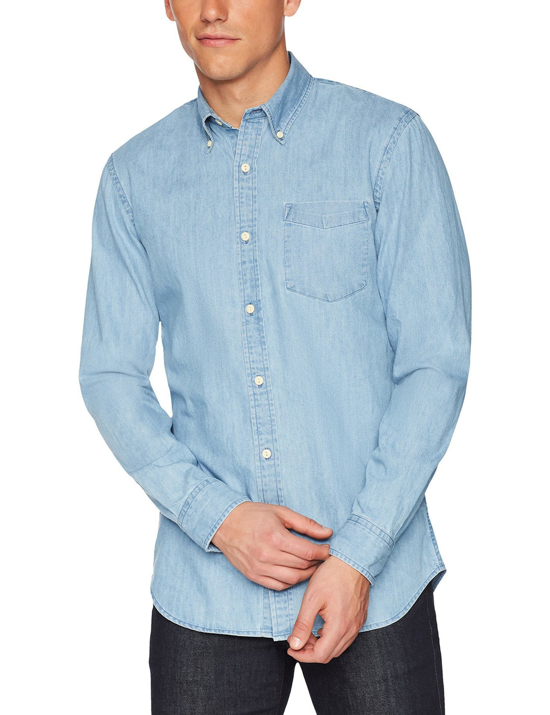 Herren Casual Jeanshemd Aliams