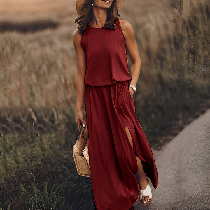 Aliams | Elegantes Farbenspiel Kleid