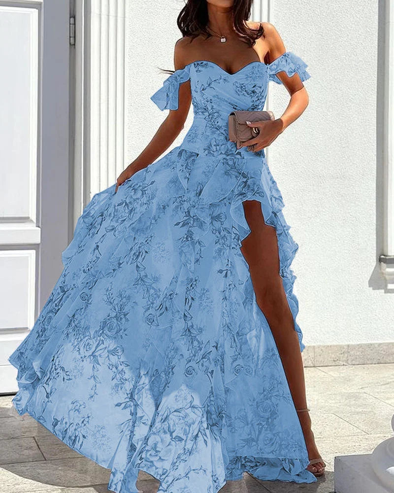 Aliams | Elegantes Geblümtes Kleid