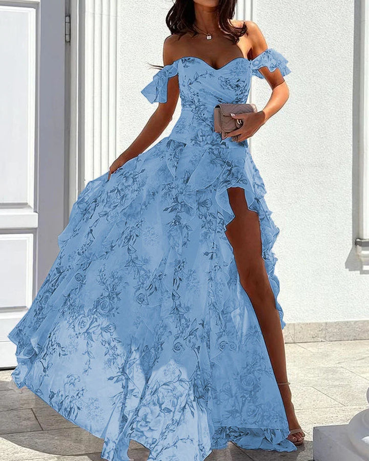 Aliams | Elegantes Geblümtes Kleid