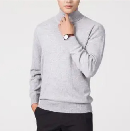 Eleganter Rollkragenpullover Herren | Klassischer Strickpullover