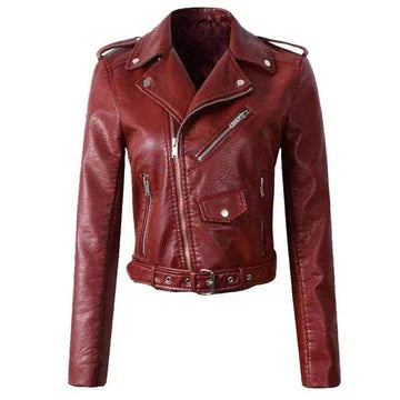 Aliams | Elegante Premium Lederjacke für Damen Luxus und Stil