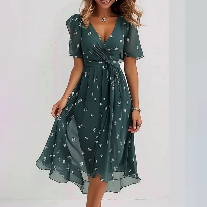Aliams | Damenkleid mit V-Ausschnitt