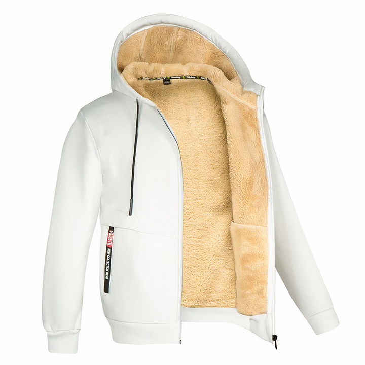 Fleece-Lined Men’s Jacket – Stylish & Warm for Winter
