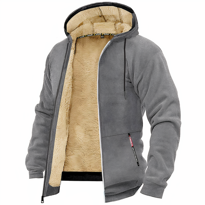 Fleece-Lined Men’s Jacket – Stylish & Warm for Winter