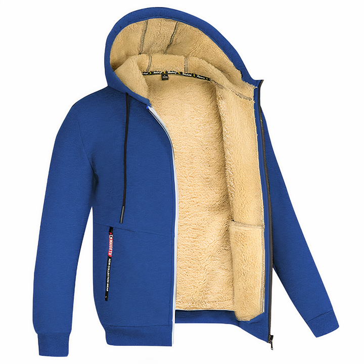Fleece-Lined Men’s Jacket – Stylish & Warm for Winter