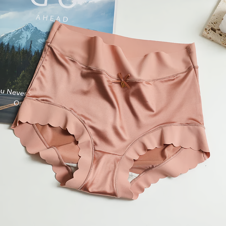 Aliams | Delikate Nahtlose Seidensatin Unterwäsche für Damen