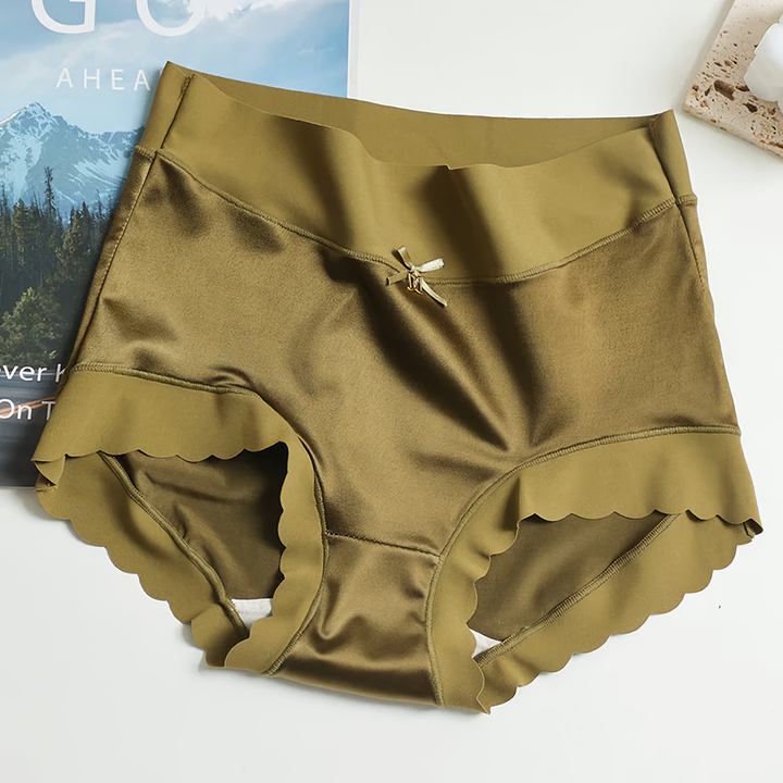 Aliams | Delikate Nahtlose Seidensatin Unterwäsche für Damen