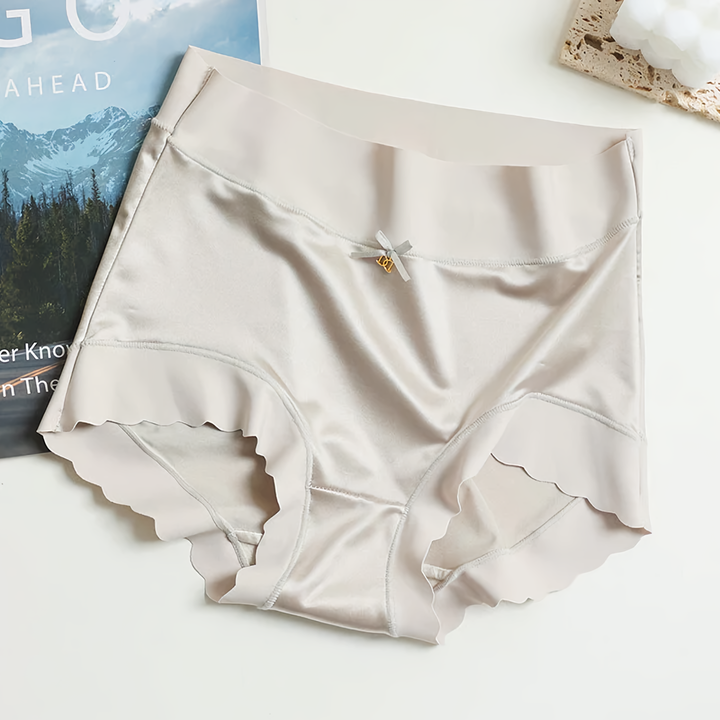 Aliams | Delikate Nahtlose Seidensatin Unterwäsche für Damen