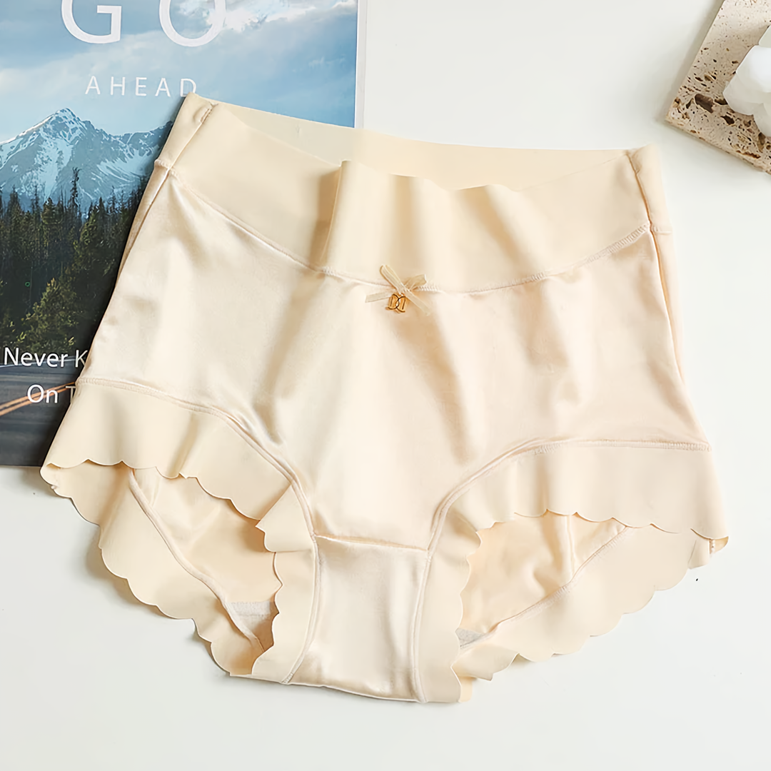 Aliams | Delikate Nahtlose Seidensatin Unterwäsche für Damen