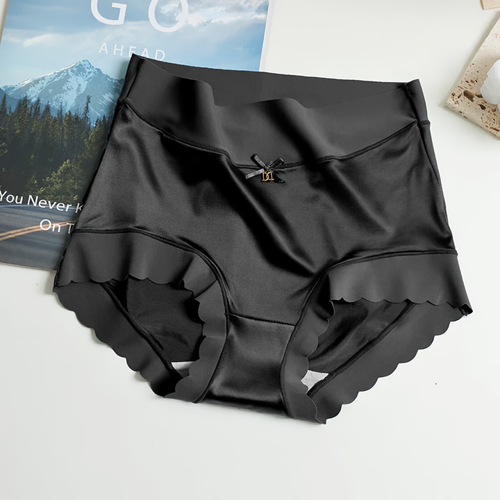 Aliams | Delikate Nahtlose Seidensatin Unterwäsche für Damen