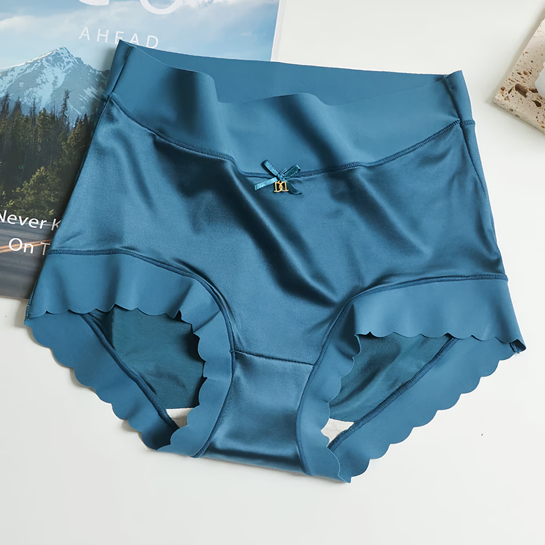Aliams | Delikate Nahtlose Seidensatin Unterwäsche für Damen
